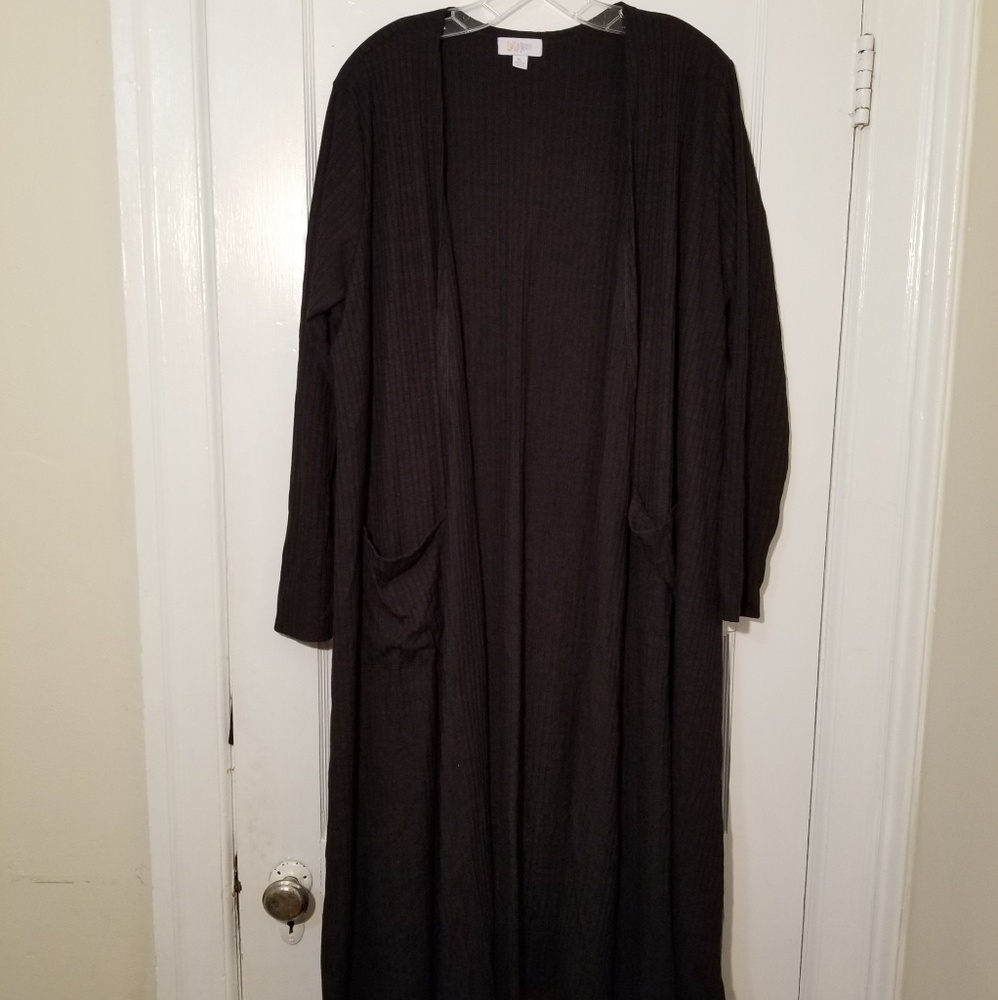 Black Ribbed Lularoe Sarah